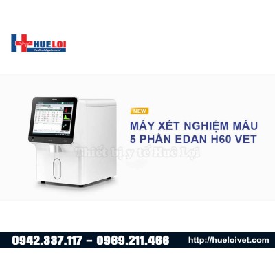 Máy xét nghiệm máu thú y 5 phần EDAN H60 VET 